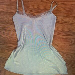 Elegant White Lace Trim Dress